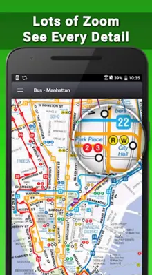 NYC Subway Map with MTA Bus, L android App screenshot 1